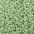 Perles de rocaille vert clair avec une finition lisse pour bijoux DIY et artisanat - 4mm-20g/Paquet (environ 300 pièces) / Vert Émeraude