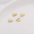14K vergoldete Schaukelpferd Anhänger mit Zirkonia Steinen für DIY Schmuckherstellung - Schaukelpferd-Stil (7x10mm)
