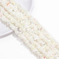 Detailopname van natuurlijke iriserende schelpkralen voor DIY-sieraden en ambachten - Ongeveer 7-8mm (Ongeveer 110 Stuks/Verpakking) / Wit