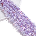 Detailopname van onregelmatige paarse schelpkralen voor DIY handgemaakte sieraden - Ongeveer 7-8mm (Ongeveer 110 Stuks/Verpakking) / Paars