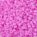 Pink frosted cat eye beads with glitter for handmade DIY jewelry bracelets making - 10g Pack (Approx 150 Beads) / 4mm Plum Red