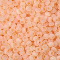Peach pink cat-eye glass rice beads for handmade DIY jewelry necklaces and bracelets - 10g Pack (Approx 150 Beads) / 4mm Orange Yellow