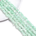 Onregelmatige mintgroene schelpensteen kralen voor DIY handgemaakte sieraden - Ongeveer 7-8mm (Ongeveer 110 Stuks/Verpakking) / Lichtgroen