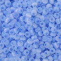 DIY Light Blue Cat Eye Glass Seed Beads for Jewelry Making and Crafting Projects - 10g Pack (Approx 150 Beads) / 4mm Lake Blue