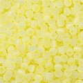 DIY handmade light yellow glass cat eye beads with translucent finish and hole for jewelry - 10g Pack (Approx 150 Beads) / 4mm Lemon Yellow