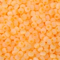 Translucent orange glass cat eye beads for DIY jewelry making and handmade necklaces - 10g Pack (Approx 150 Beads) / 4mm Golden Yellow