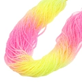 2mm faceted crystal beads with pink to yellow gradient finish for jewelry making - Pink Yellow