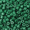 Dunkelgrüne 6mm Acryl-Samenperlen mit glatter Politur für DIY-Schmuckherstellung - 50 Stück / Dunkelgrün