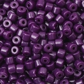 Polierte tiefviolette Acrylperlen 6mm Zylinderform für DIY handgefertigten Schmuck - Dunkellila