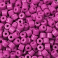 Lebendige lila 6mm Acryl-Cremeperlen für handgefertigten DIY-Handykettenschmuck - Fuchsia