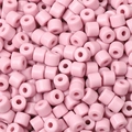 Rosa zylindrische Acrylperlen glatt für DIY-Schmuck und handgefertigte Bastelarbeiten - Rosa