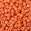 Leuchtend orange 6mm Acryl-Zylinderperlen mit glatter Oberfläche für DIY-Schmuck - Orange