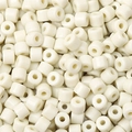 6mm cremeweiße Acryl-Zylinderperlen für DIY-Schmuck und Handyketten-Zubehör - Beige