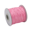 Rocchetto di cordino cerato rosa per creazione gioielli DIY e collane fatte a mano - Rosa
