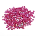 Iridescent fuchsia round sequins with center holes for DIY jewelry and sewing - Fuchsia Round Sequins