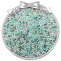 2.5mm mixed green and silver glass beads for DIY jewelry on a vintage tray - 10g/Pack Approx 700 Pcs / Green Mix