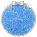 2.5mm light blue iridescent glass seed beads for DIY jewelry and necklaces - 10g/Pack Approx 700 Pcs / Sky Blue