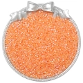 Bright orange 2.5mm glass seed beads with pearlescent finish for DIY jewelry - 10g/Pack Approx 700 Pcs / Orange & Yellow