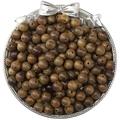 Deep brown natural wenge wood beads with drill holes for DIY jewelry making and crafts - Green Sandalwood Style