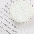 Perline bianche opache da 2-3mm per gioielli fai-da-te e creazione di collane - 20g Per Confezione Circa 700 Pezzi / 3mm Bianco
