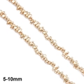Irregular golden electroplated stones 5-10mm handmade jewelry beads for DIY crafts - Electroplated Gold / 5-10mm (Approx. 110 Pieces/Pack)