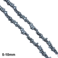 Dunkelgraue blaue unregelmäßige Hämatitperlen 5-10mm für DIY-Schmuckherstellung - Gunmetal / 5-10mm (ca. 110 Stück/Packung)