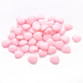 Perles en acrylique rose en forme de cœur avec trous pour la création de bijoux DIY - Forme de Cœur (12x11mm) / 30g/Paquet (environ 75 pièces) / Rose