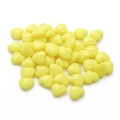 Perles en acrylique en forme de cœur jaune macaron pour bijoux et colliers DIY - Forme de Cœur (12x11mm) / 30g/Paquet (environ 75 pièces) / Jaune