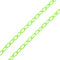 Catena in acrilico verde fluorescente per creazione di gioielli fai-da-te e cover - 4 Pezzi/Confezione / Verde Erba