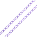 Catena in acrilico viola chiaro per gioielli fai-da-te e accessori per borse - 4 Pezzi/Confezione / Viola