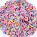 Mix colorato di fiori in pasta polimerica per artigianato fai-da-te e decorazione unghie - Circa 1000 Pezzi/Confezione / 4-7mm Fiori Piccoli Colori Misti
