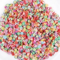 Fette di frutta colorate in pasta fimo per nail art e decorazioni fai-da-te slime - Circa 1000 Pezzi/Confezione / 4-7mm Serie Frutta Colori Misti