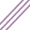 Macro shot of purple disc-shaped beads with a matte finish for DIY jewelry making - Light Purple Disk