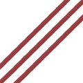 Close-up of matte reddish-brown heishi beads arranged in professional rows for DIY jewelry - 4x1mm Hole 1mm Approx 330pcs/Pack / Red Disk