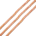Macro shot of cubic copper-plated hematite beads for DIY handmade jewelry crafting - 3x3mm (Approx. 140 Pcs/Pack) / Copper