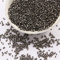 DIY handmade gunmetal 2mm glass seed beads for elegant jewelry and tassel craft making - 2mm (10g/Pack) / Gunmetal