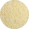 3mm frosted cream yellow seed beads for DIY handmade jewelry necklace and bracelet - 3mm 20g/Pack Approx. 660Pcs / Beige