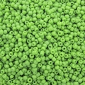 Light green matte glass seed beads for DIY jewelry making and handmade crafts - Green