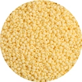 Matte cream yellow 3mm seed beads for DIY handmade jewelry bracelets and necklaces - Yellow