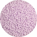Frosted 3mm seed beads in lavender purple for DIY handmade jewelry and accessory making - Purple