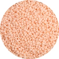 Matte light peach 3mm glass seed beads for DIY jewelry making and embroidery craft - Pale Green