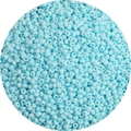 Frosted light blue 3mm seed beads for handmade DIY jewelry like bracelets and necklaces - Sky Blue