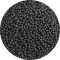 3mm dark grey matte seed beads with frosted finish for DIY jewelry and beaded crafts - Black