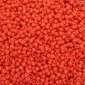 Vibrant orange seed beads for DIY jewelry making and handmade beaded crafts accessories - Orange Red