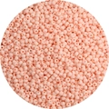 Pale orange pink 3mm frosted seed beads for DIY jewelry and handmade bracelets - Dark Light Pink