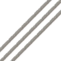 Flat rectangular matte dark grey hematite beads on three strands for DIY jewelry - 4x1mm Hole 1mm Approx 330pcs/Pack / Gray Disk