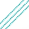 Sky blue flat cylindrical hematite beads for DIY handmade jewelry bracelets - Light Blue Disk
