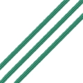 Flat grass green polymer clay heishi beads strands for DIY jewelry making and crafts - Peacock Green Disk