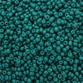 Deep teal opaque glass seed beads for DIY jewelry making and handmade crafts - Green Jade