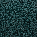 Deep forest green glass seed beads for DIY jewelry making and handicraft weaving - Dark Green